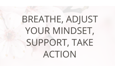 Breathe, Adjust Your Mindset, Support, Take Action