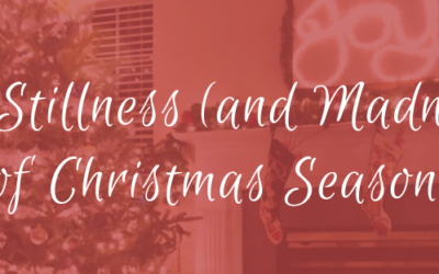 The Stillness (and Madness) of Christmas Season